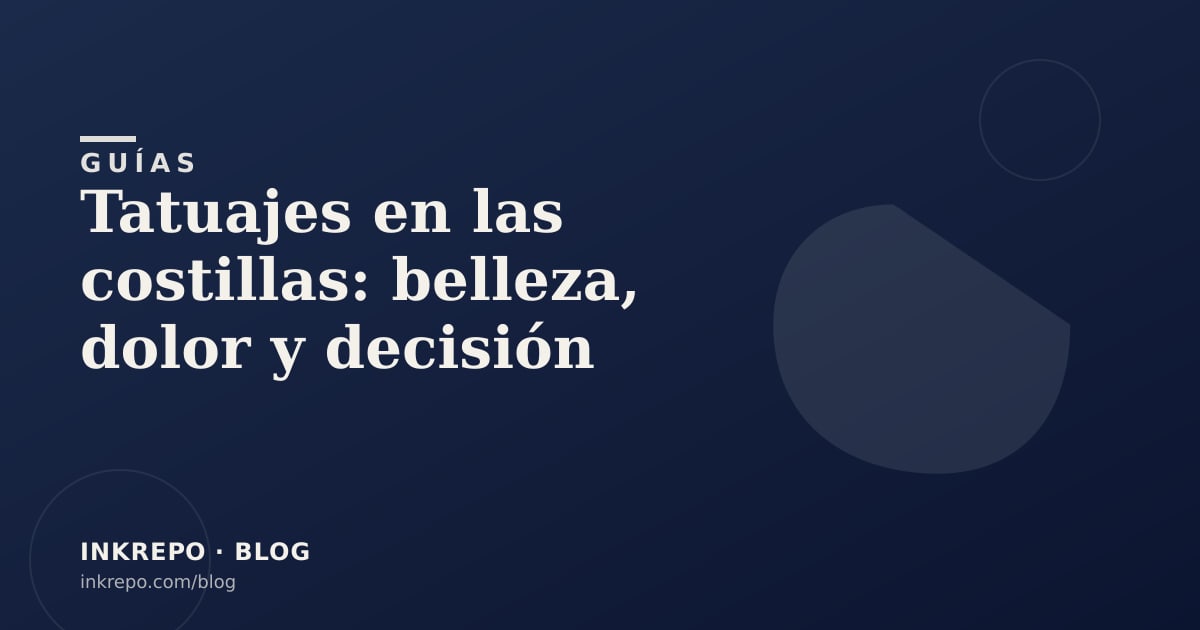 Tatuajes en las costillas: belleza, dolor y decisión