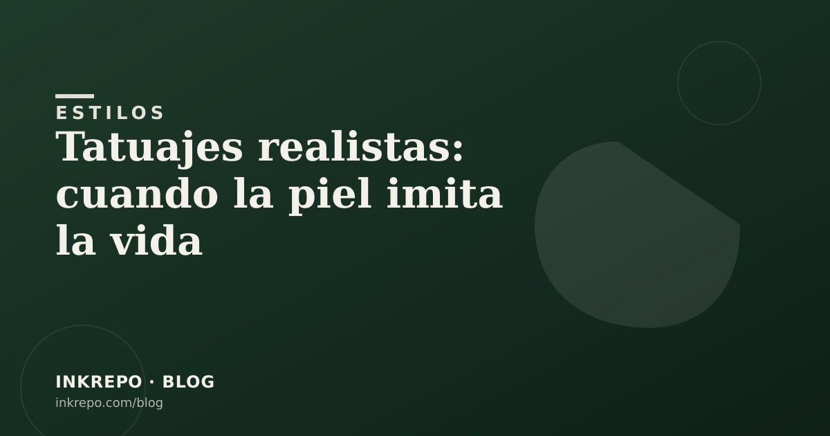 Tatuajes realistas: cuando la piel imita la vida