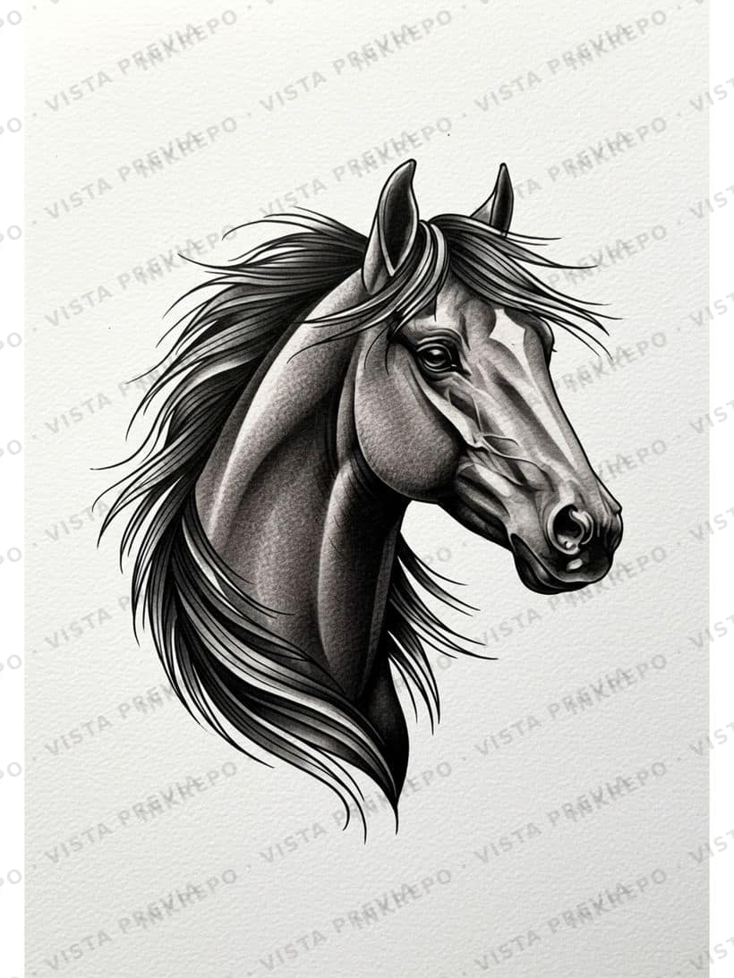 Caballo Salvaje de Tinta