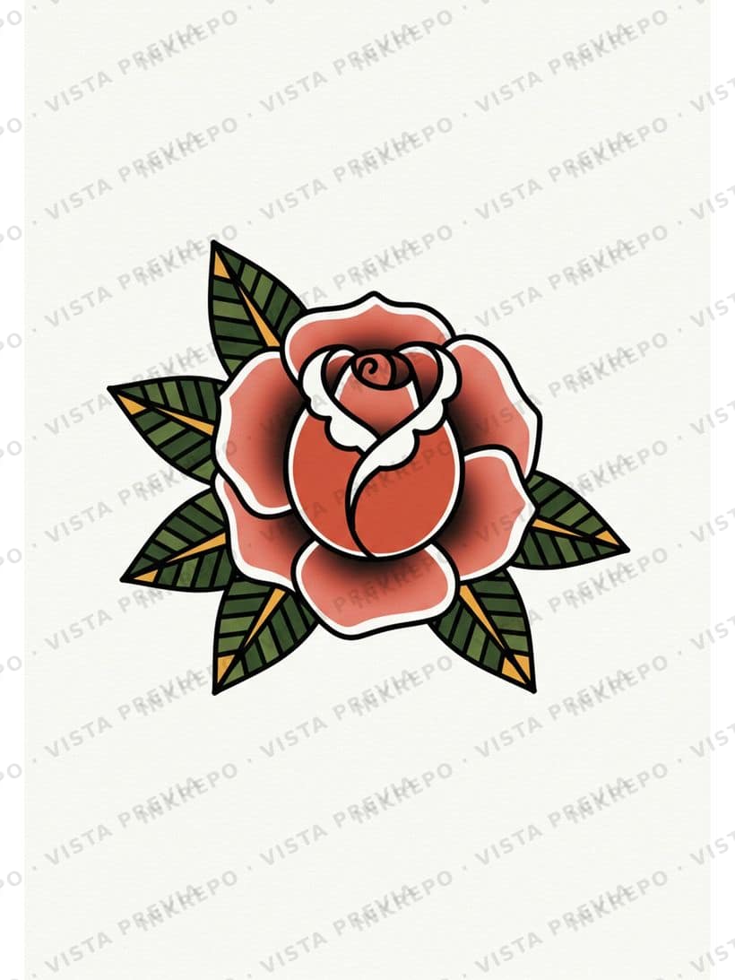 Rosa Old School Fine Line