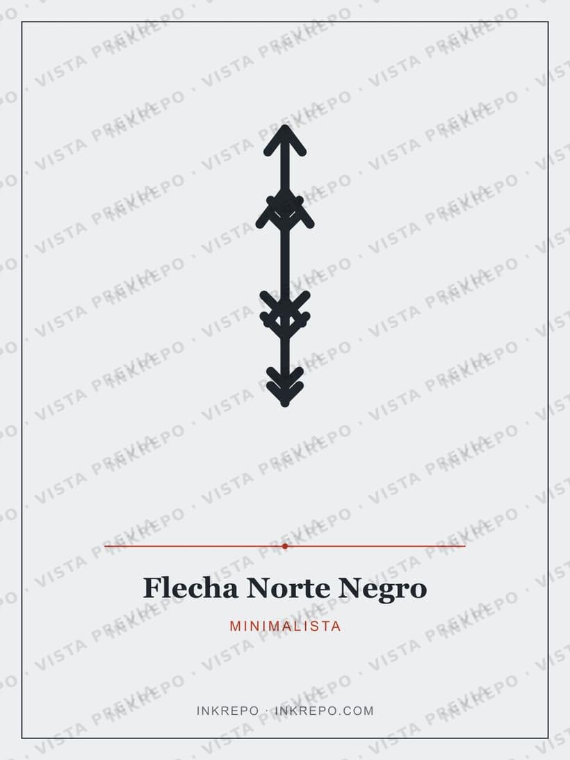Flecha Norte Negro