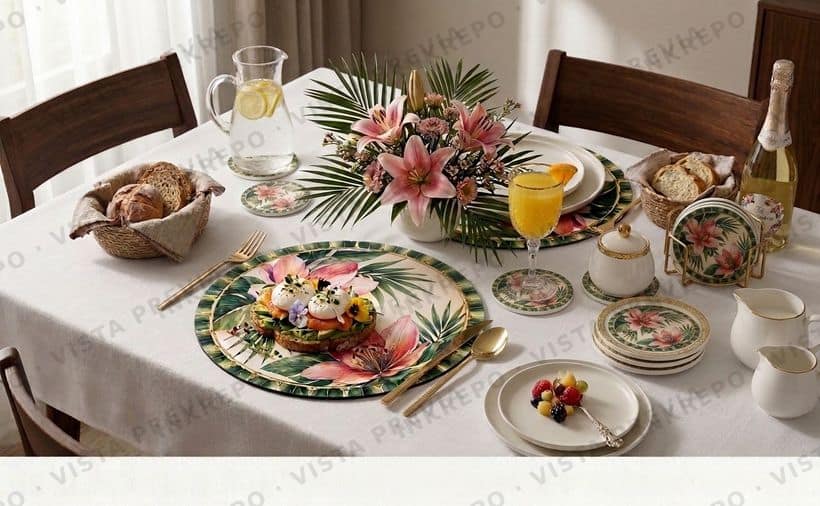 Individuales para mesa diseño brunch