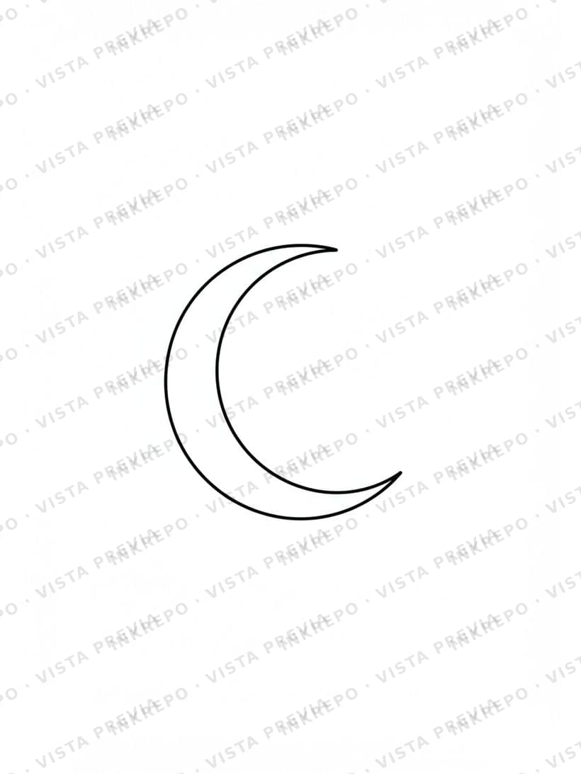 Luna Creciente Sombreado