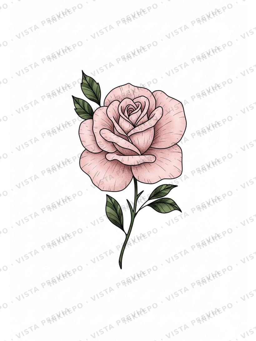 Rosa Eterna Sombreado