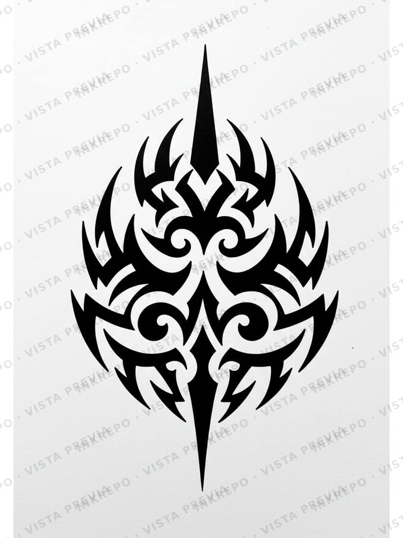 Sol Tribal Negro