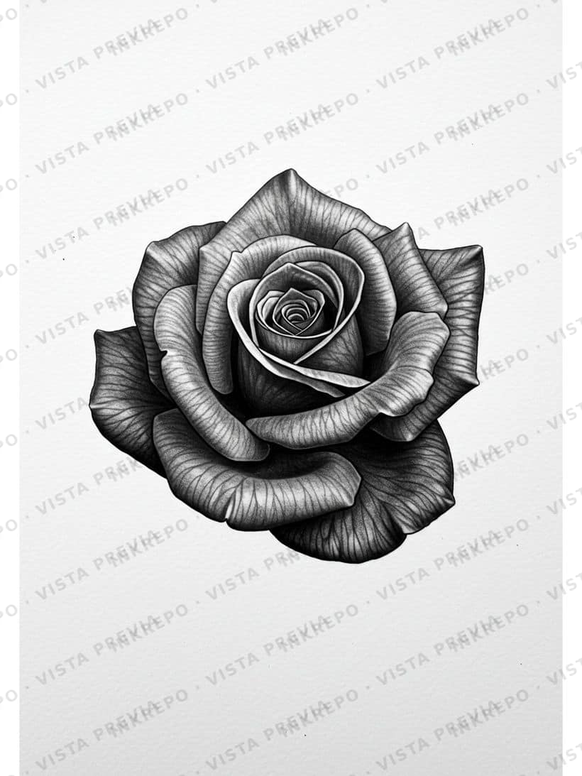 Rosa Realista Fine Line