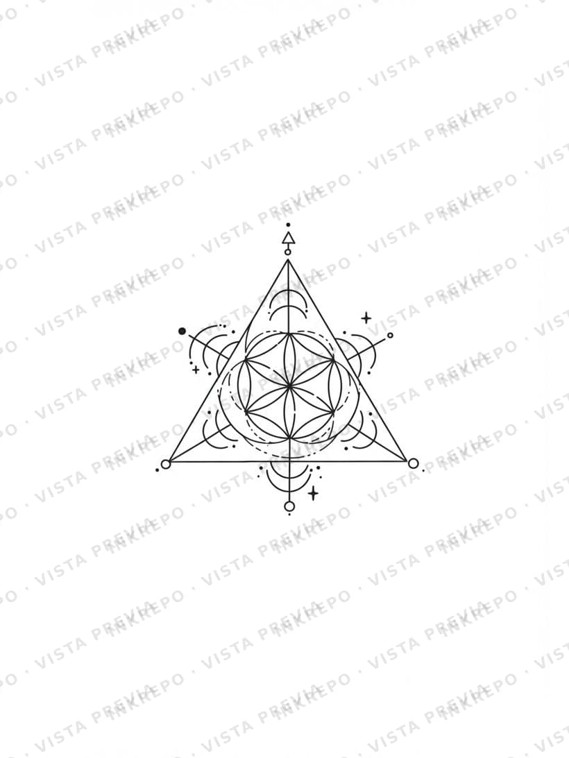 Triángulo Sagrado de Tinta